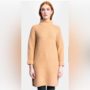 Pink Martini Camel Mock Neck Sweater